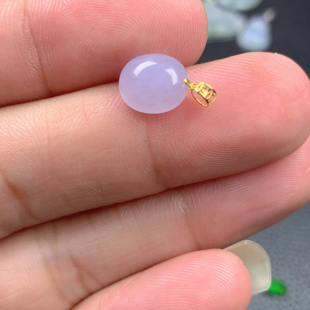 【闪购商品】翡翠18K金镶嵌颈饰翡翠