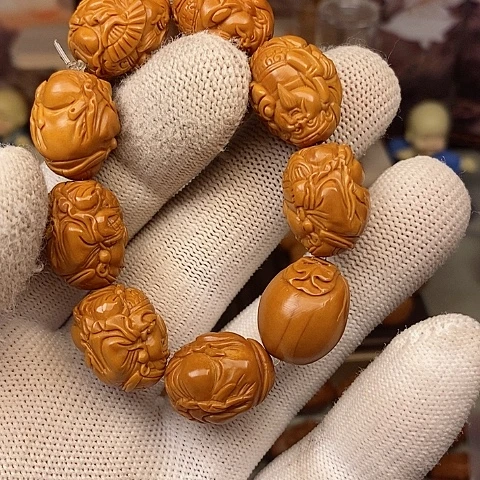 橄榄核手串/手链浅*歌橄榄核财神