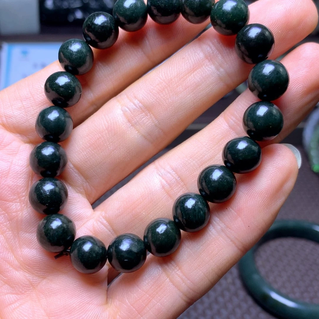 和田玉未镶嵌手串10