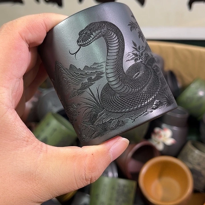 茶杯紫砂全手工紫砂主人杯