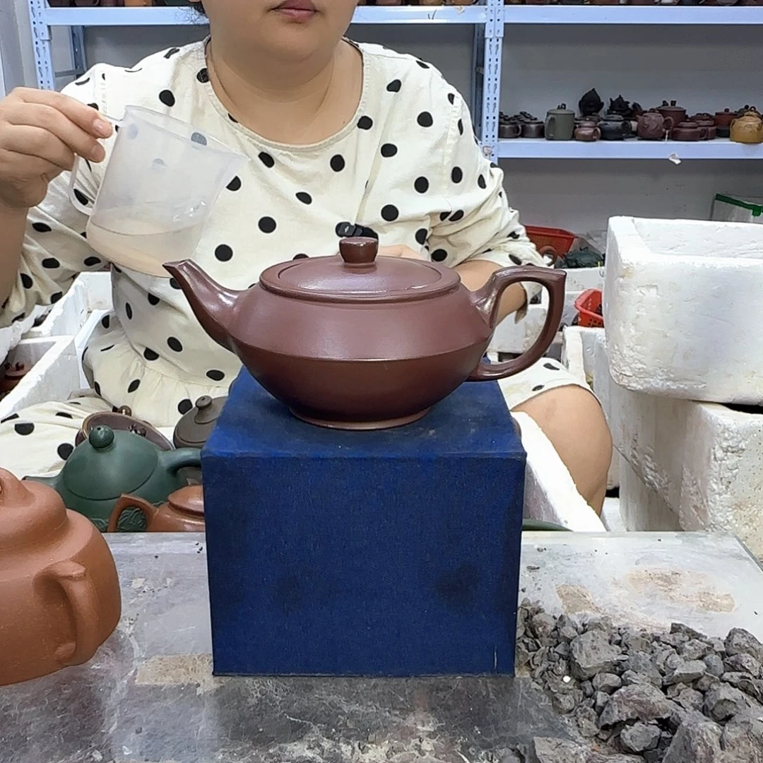 茶壶紫砂宜兴紫砂壶瑕疵处理