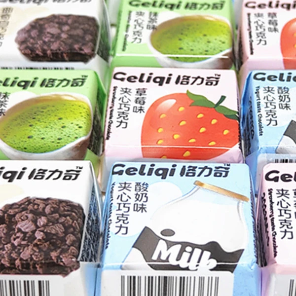 曲奇牛奶巧克力格力奇独立包装网红夹心巧克力零食情