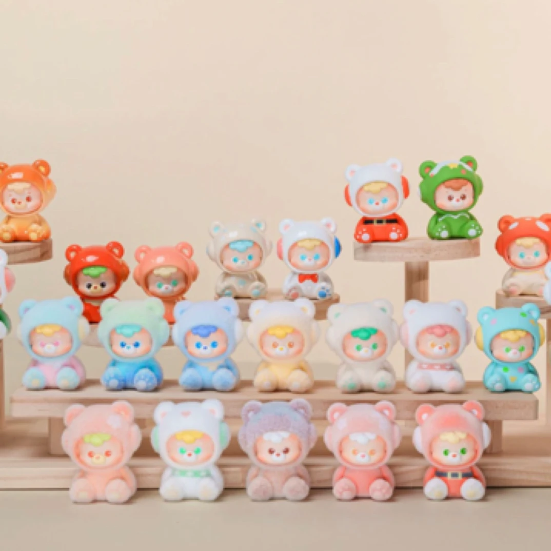 直播代拆之diudiubaby你的小熊二代冬日系列萌粒盲盒盲袋