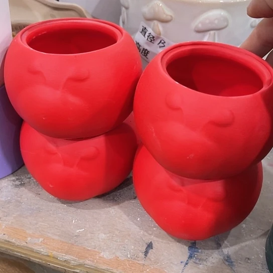 多肉绿植陶瓷花盆9.9包邮，有孔