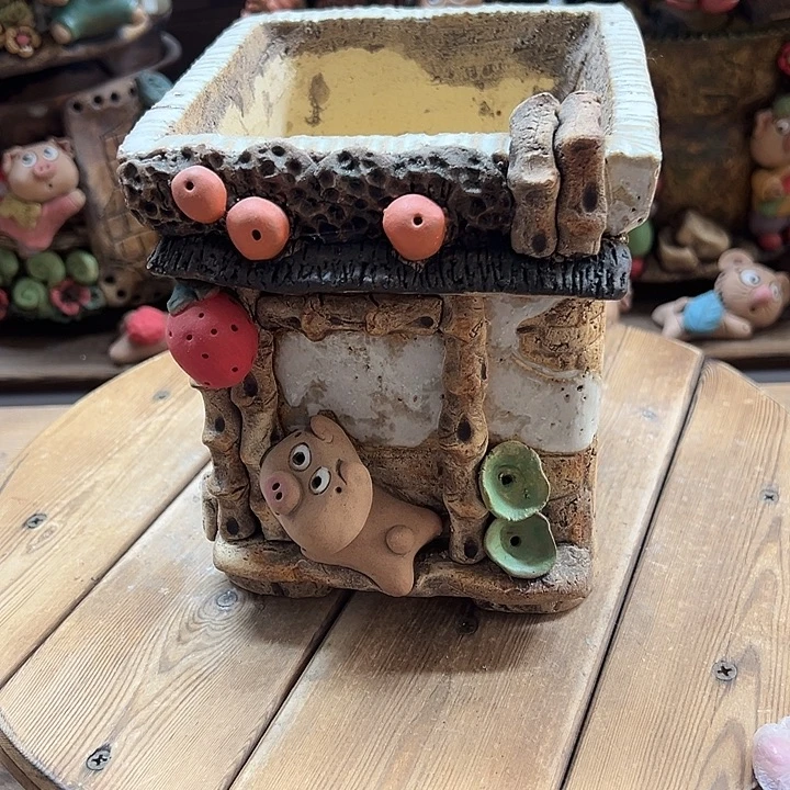 嘻哈多肉花盆百搭