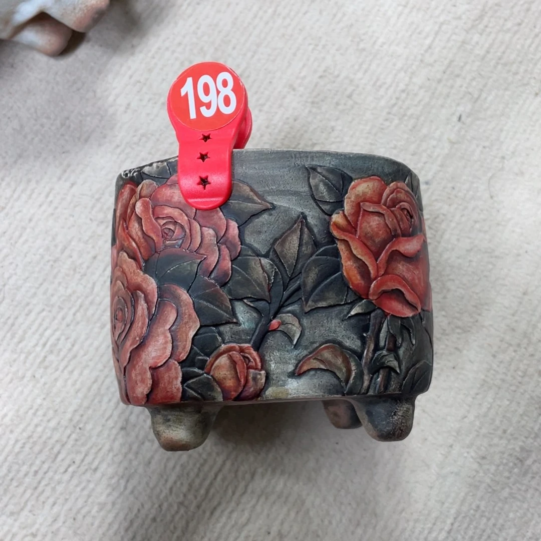 紫砂花盆在**方陶瓷多肉花盆精品
