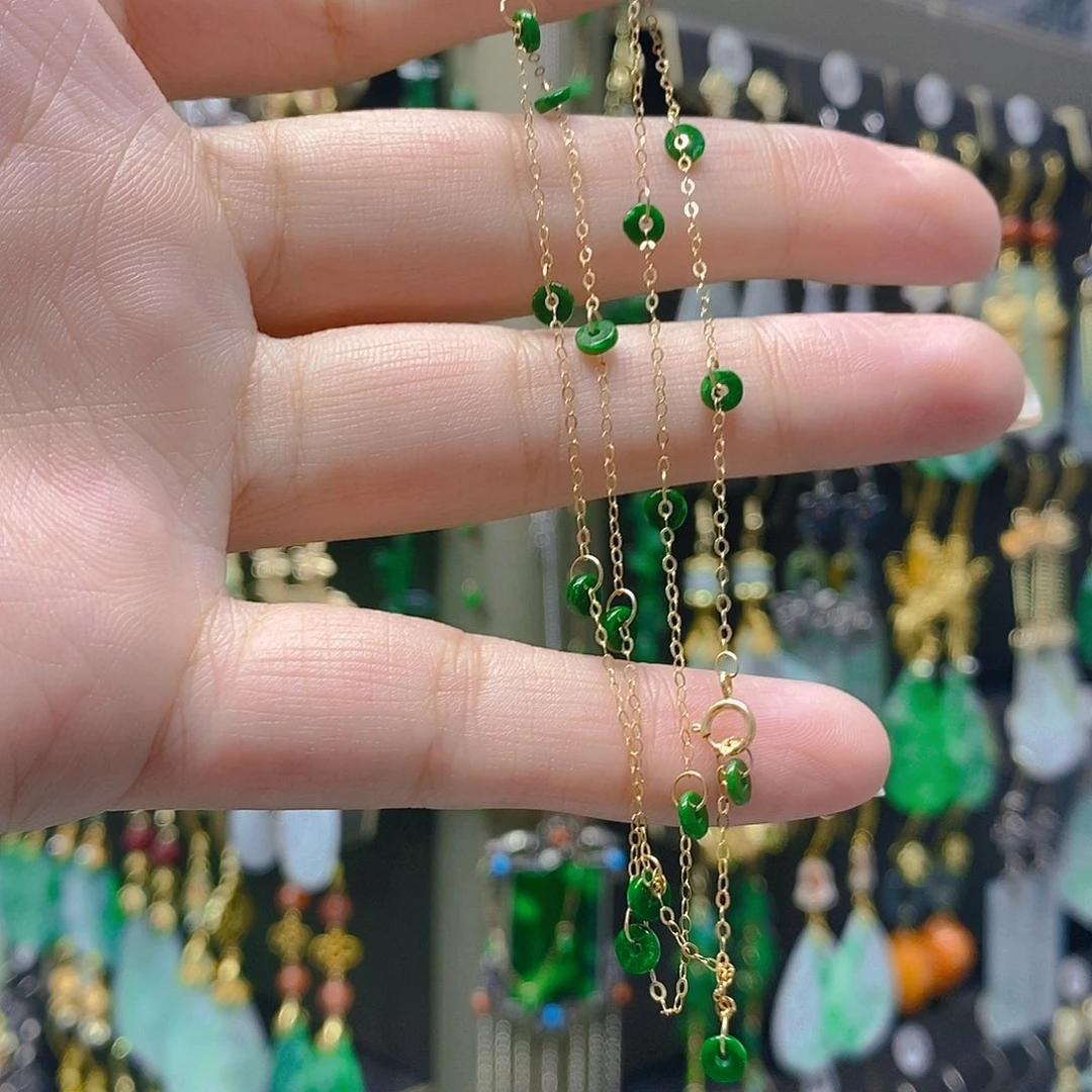 未镶嵌翡翠耳饰翡翠