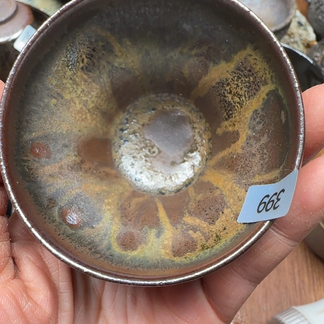 柴烧建盏茶盏茶杯399