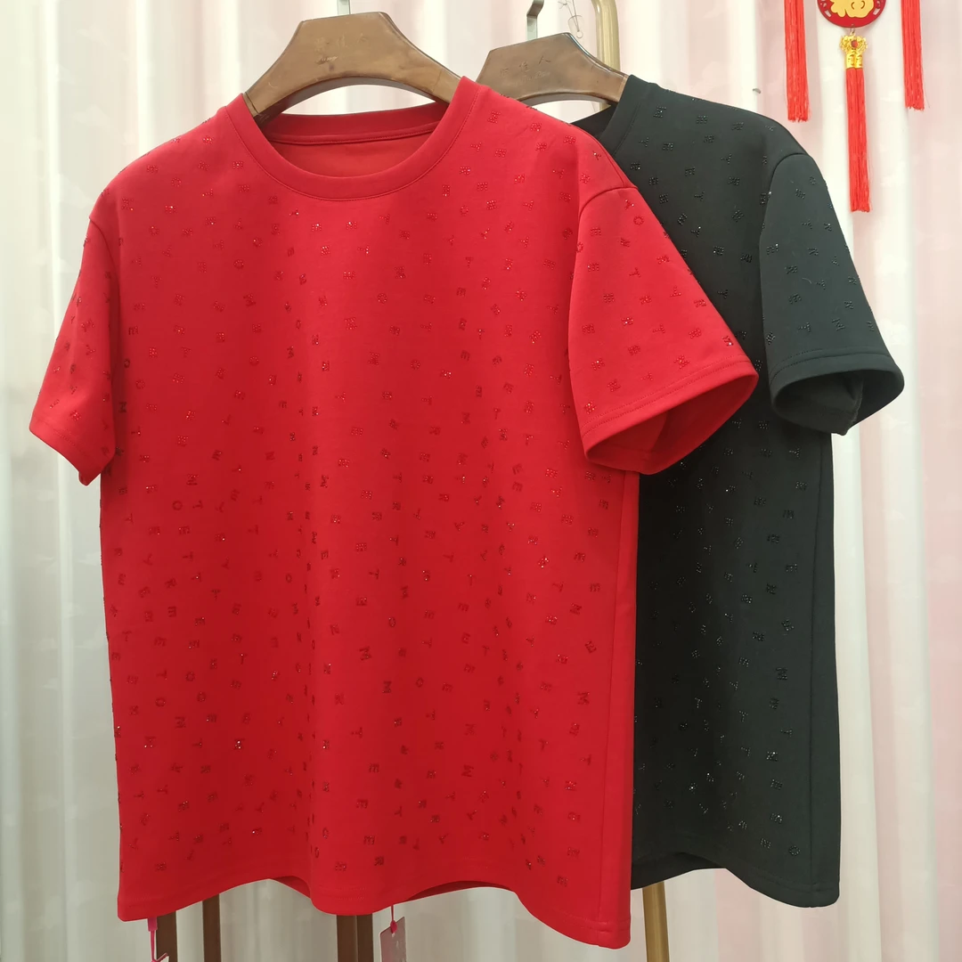 胖人坊重工钻T大衫4650  衣长73