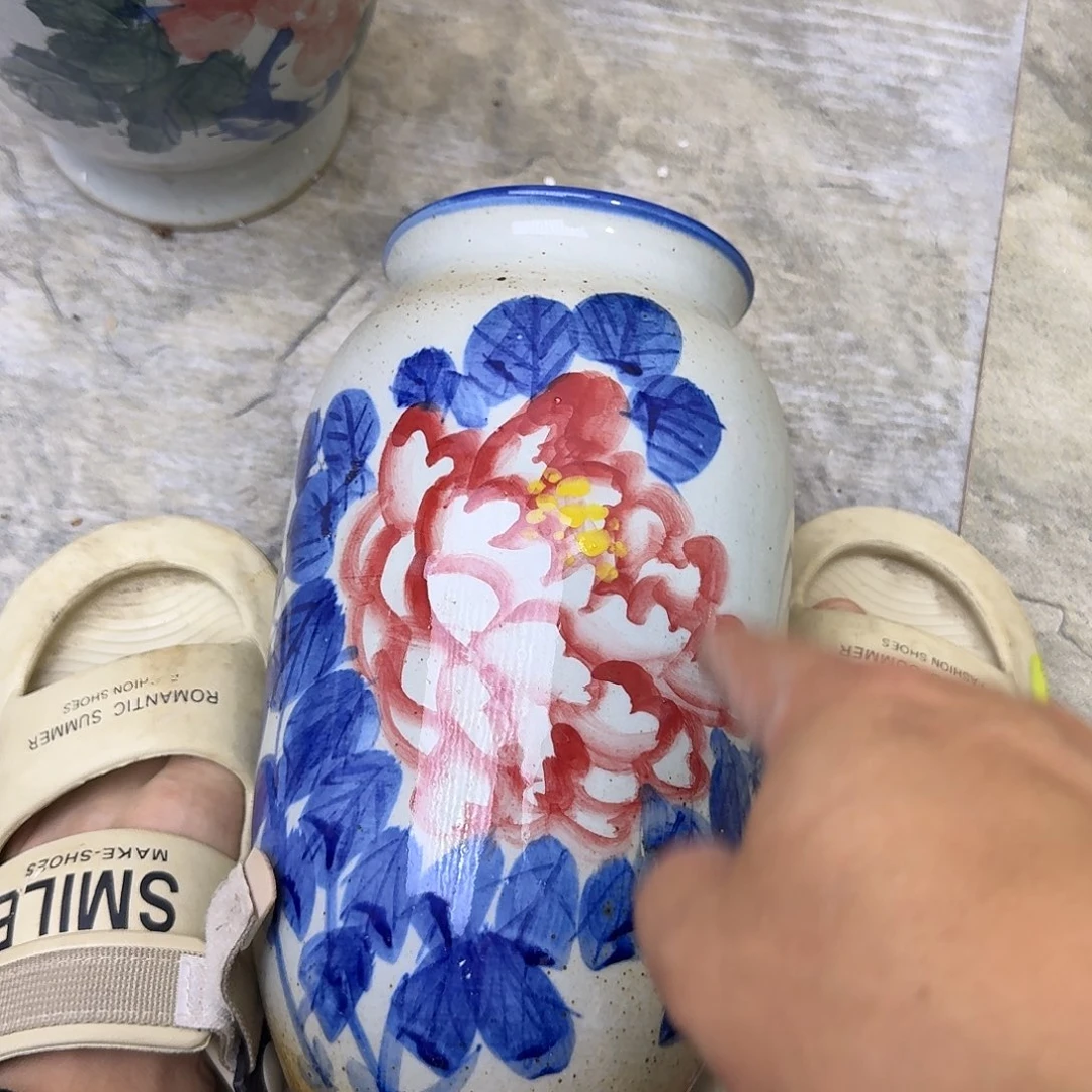微瑕景德镇手工手绘