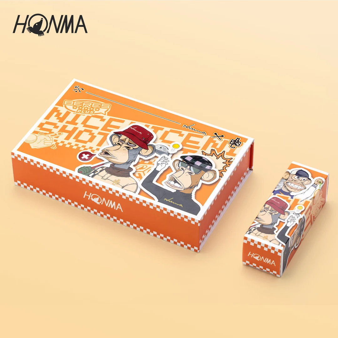 HONMA X 无聊猿联名高尔夫球2026年六层球礼赠下场用球
