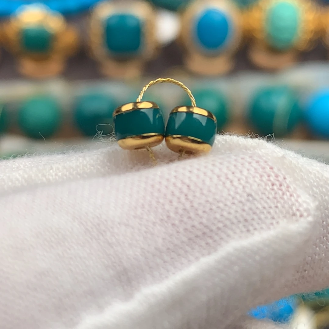 绿松石未镶嵌绿松石4mm