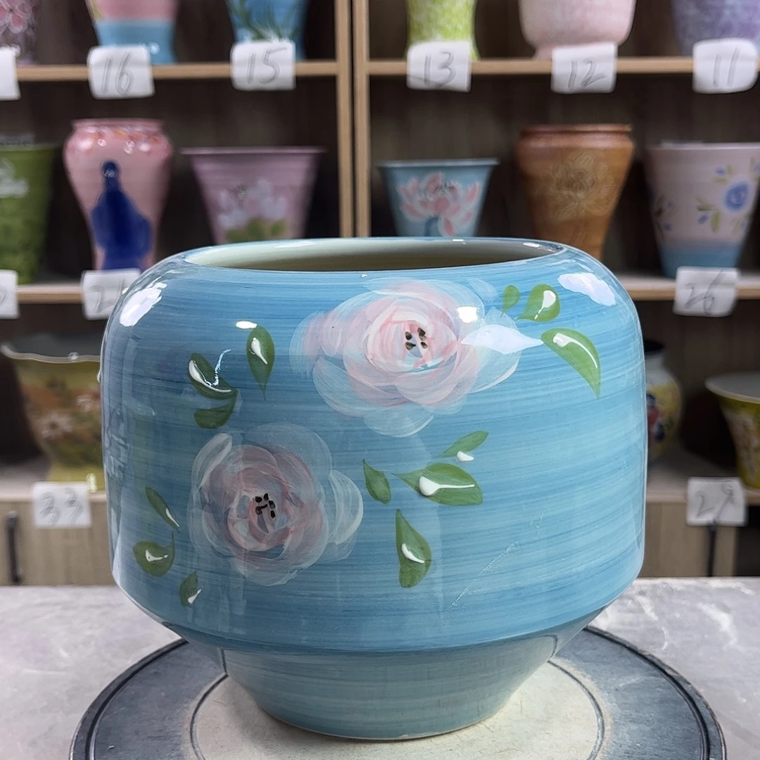 景德镇陶瓷花盆花盆