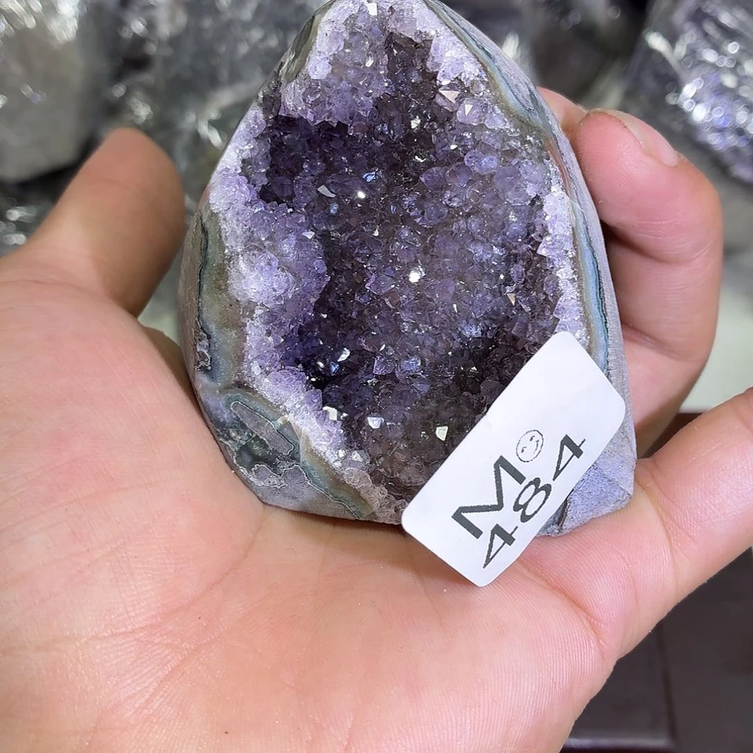 未镶嵌摆件紫晶水晶