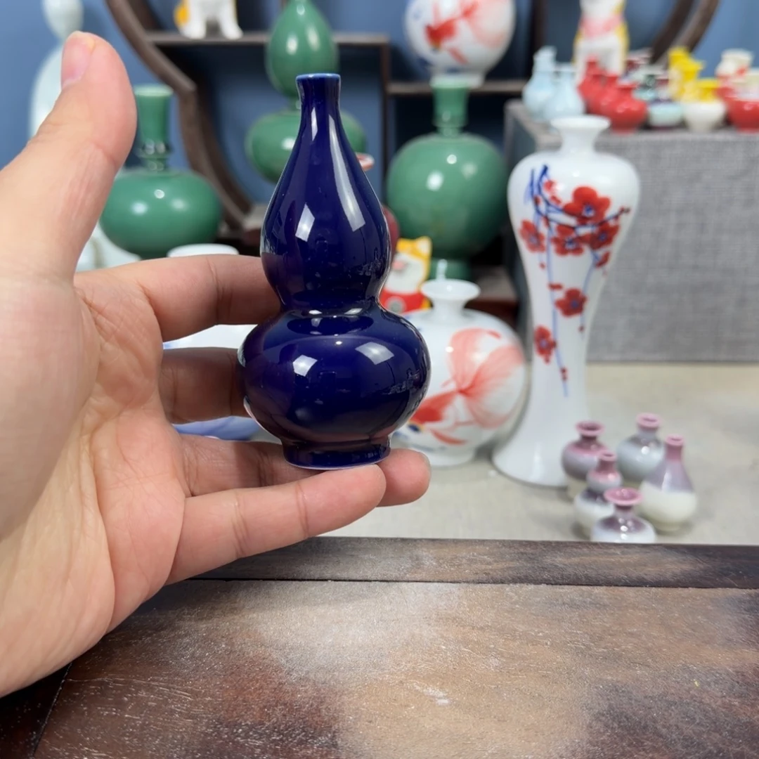 陶瓷手工小花器摆件