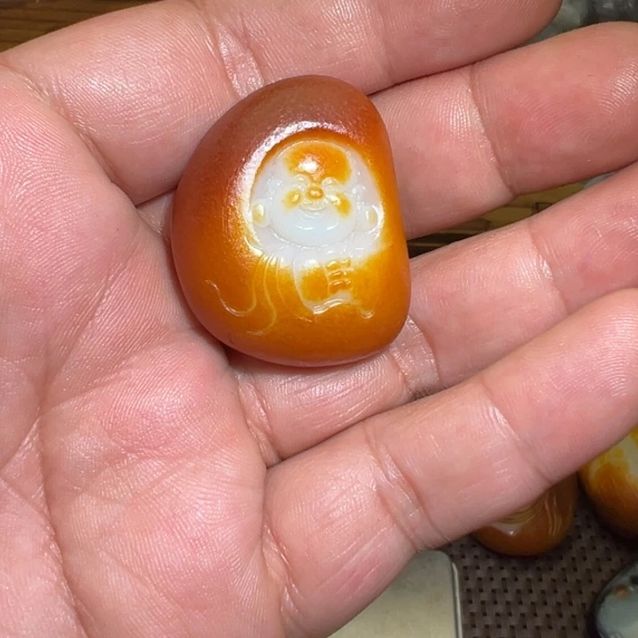 和田玉颈饰未镶嵌白***料