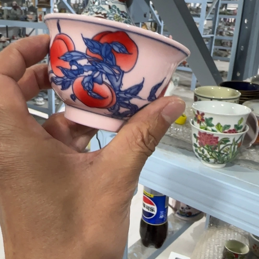 手绘瓷器，全部处理