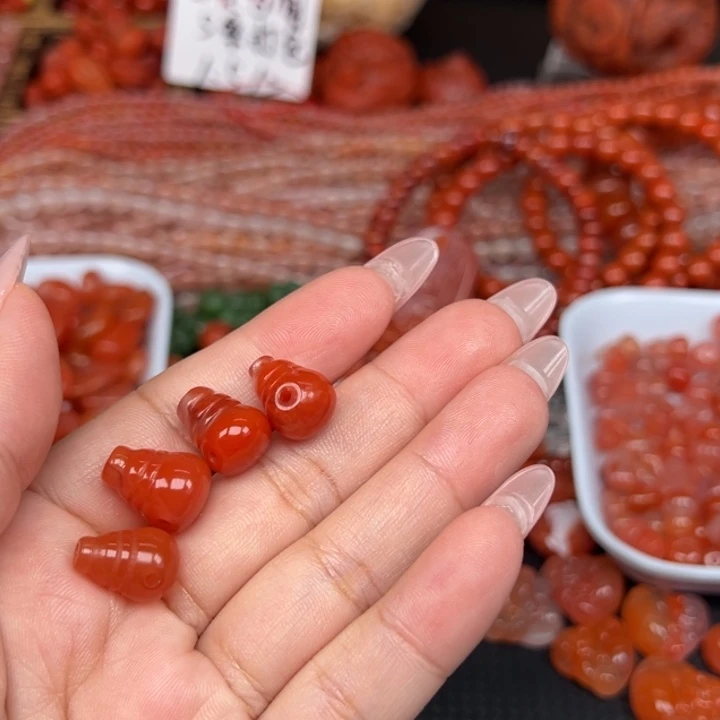 南红玛瑙未镶嵌吊坠(不含链)