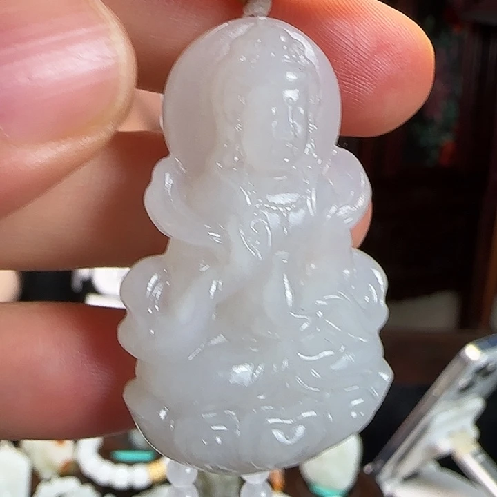 和田玉未镶嵌颈饰定制发货