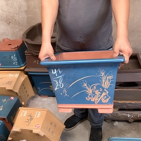 花盆紫砂手工艺品