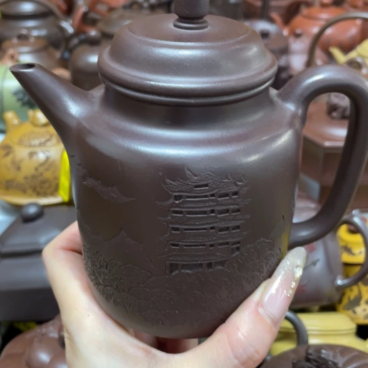 小***儿茶壶紫砂紫砂艺术作品