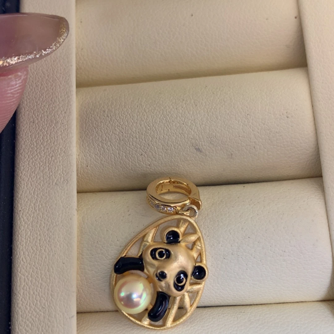 海水珍珠银S925镶嵌颈饰