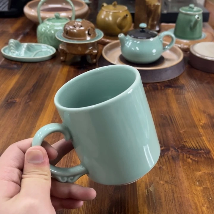龙泉青瓷茶器微瑕8966