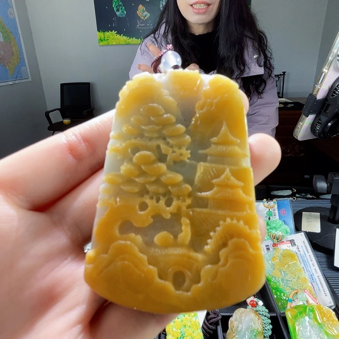 颈饰未镶嵌翡翠翡翠