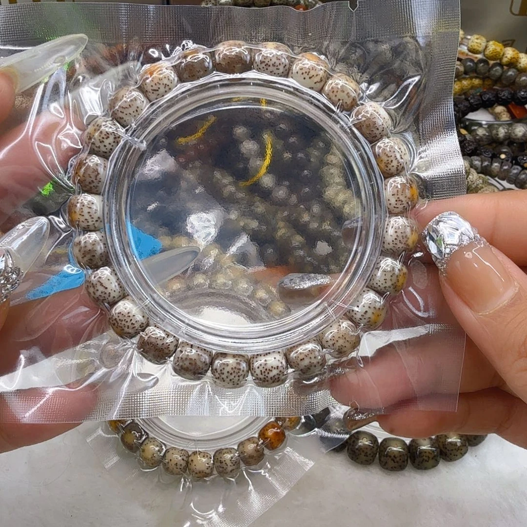 星月菩提手串14高端火烧云星月菩提98桶单圈