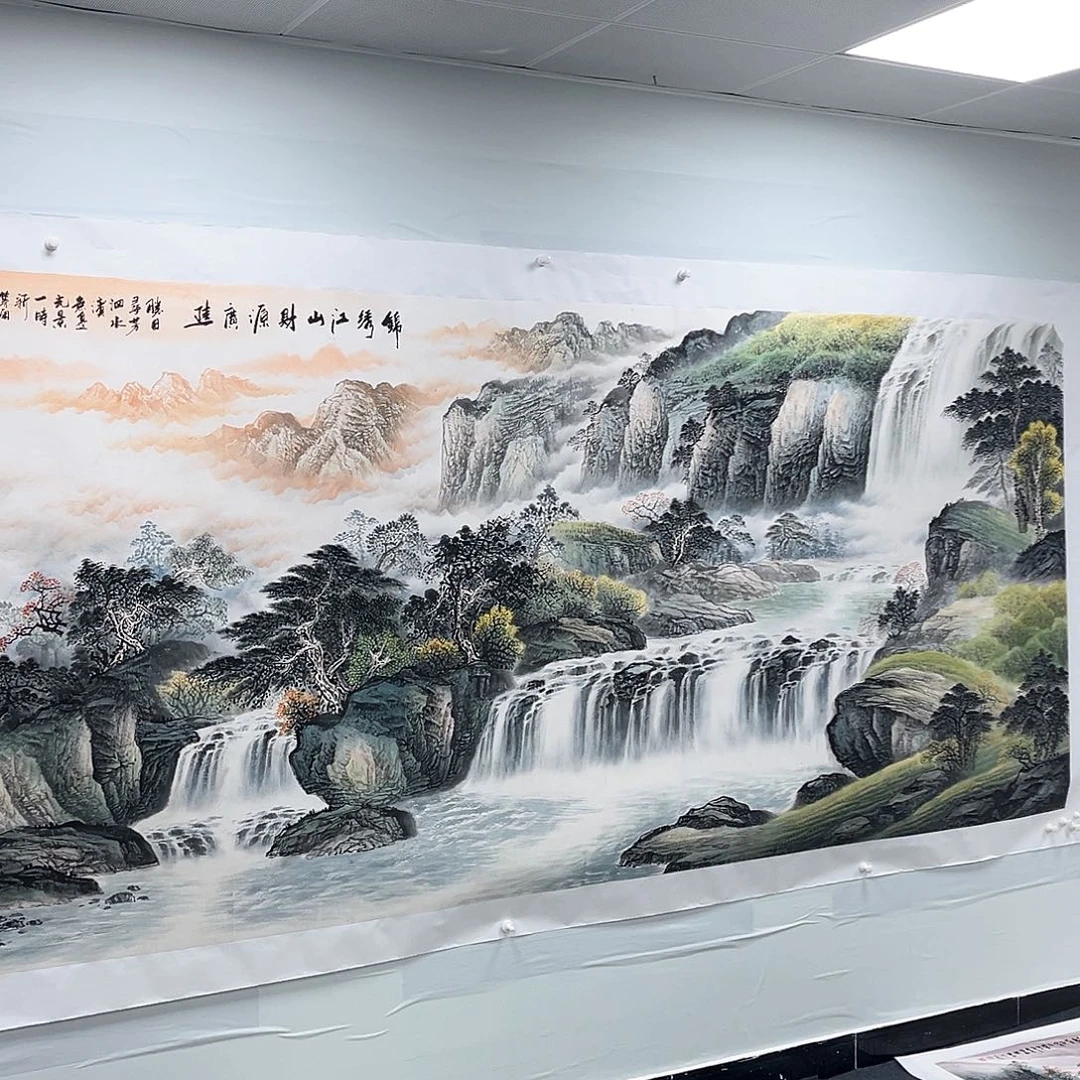 国画国画作品宣纸纯手绘