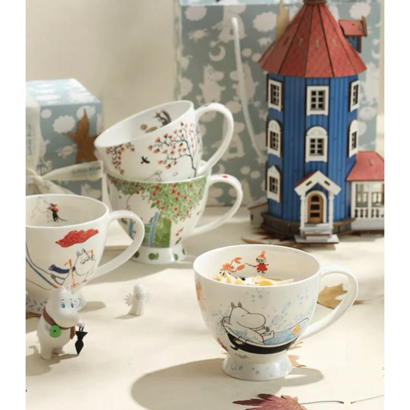 [moomin姆明]冬之旅骨瓷早餐杯家用简约可爱