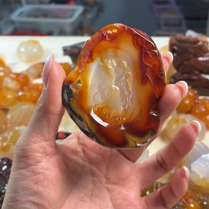 玛瑙/玉髓吊坠(不含链)未镶嵌