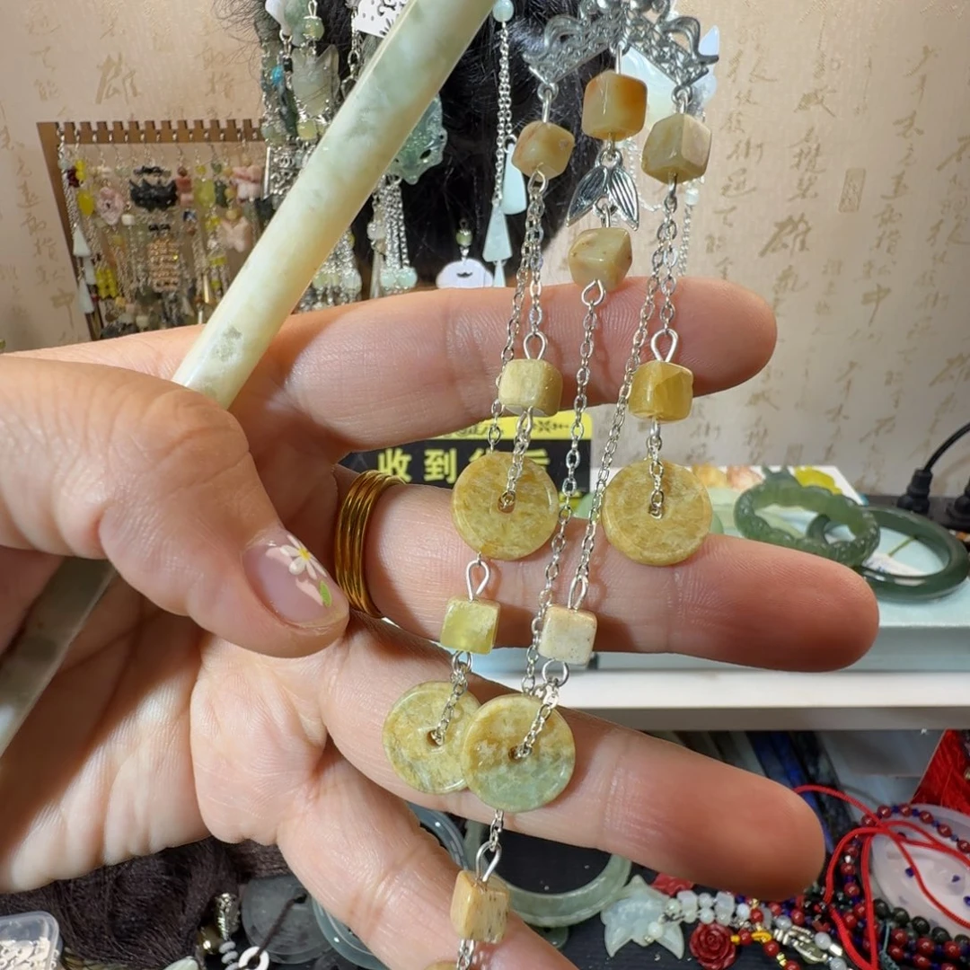 岫玉未镶嵌发簪福利款
