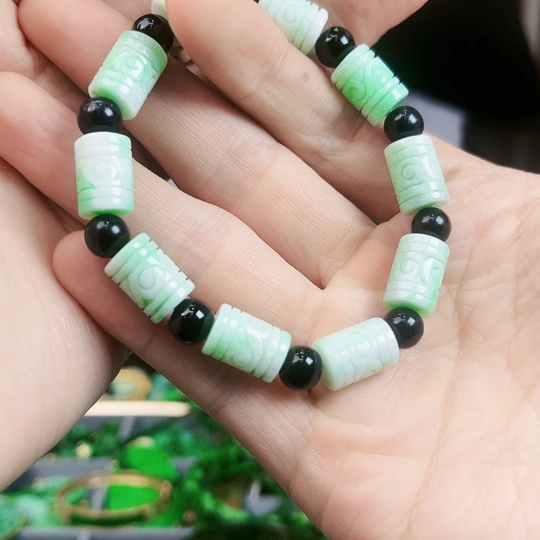 翡翠手链未镶嵌手链