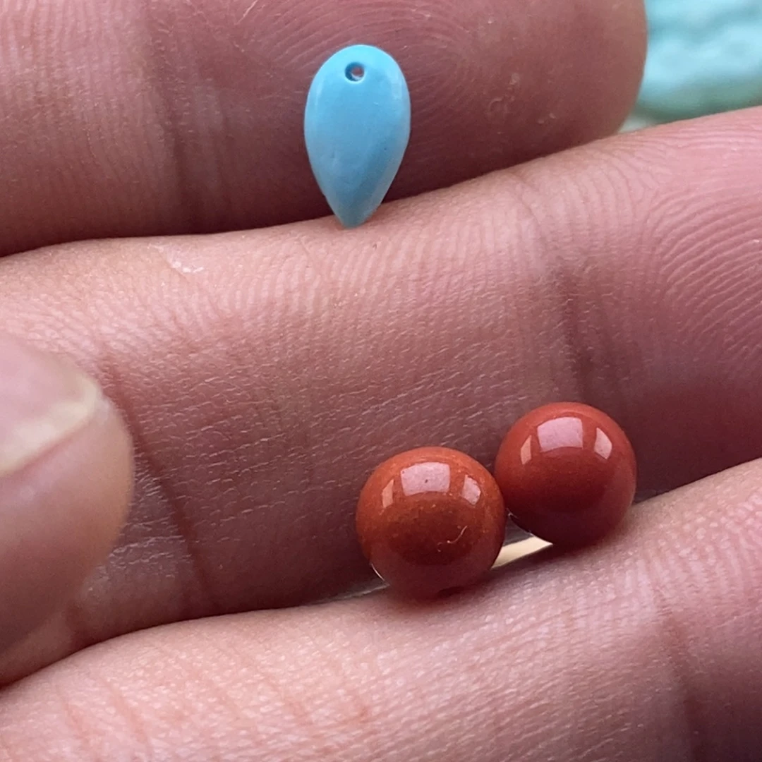 未镶嵌南红玛瑙珠宝半成品