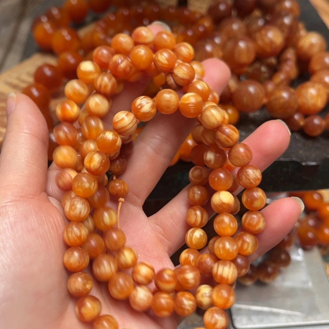 松木（琥珀木）手串/手链0.8规格108颗