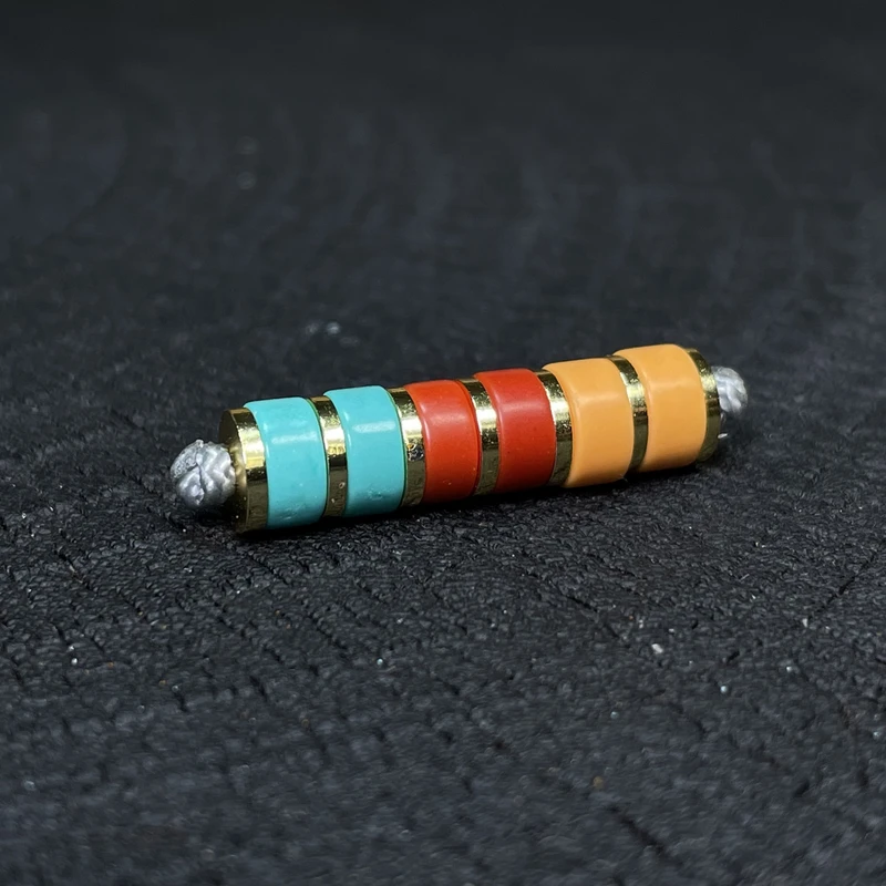 7506文玩配饰药片隔珠弟子珠红绿灯散珠批发配星月菩提