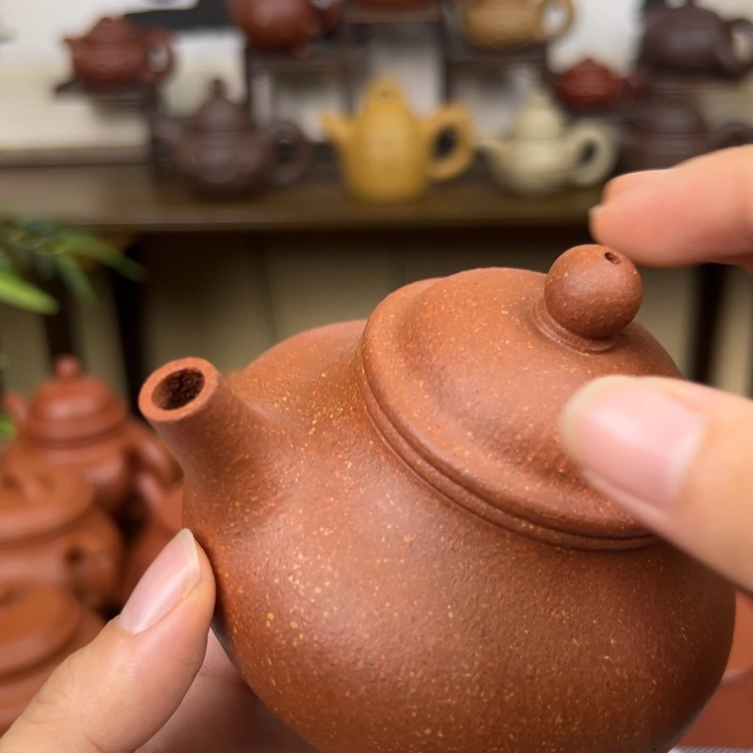 猎***暴紫砂茶壶紫砂壶荣天黄降坡200cc瑕全