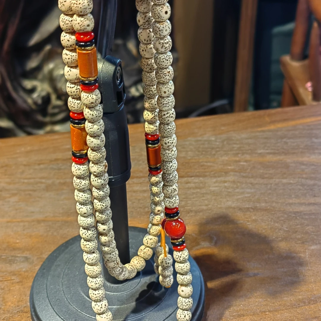 非金属木质手链 文玩星月菩提 众星捧月