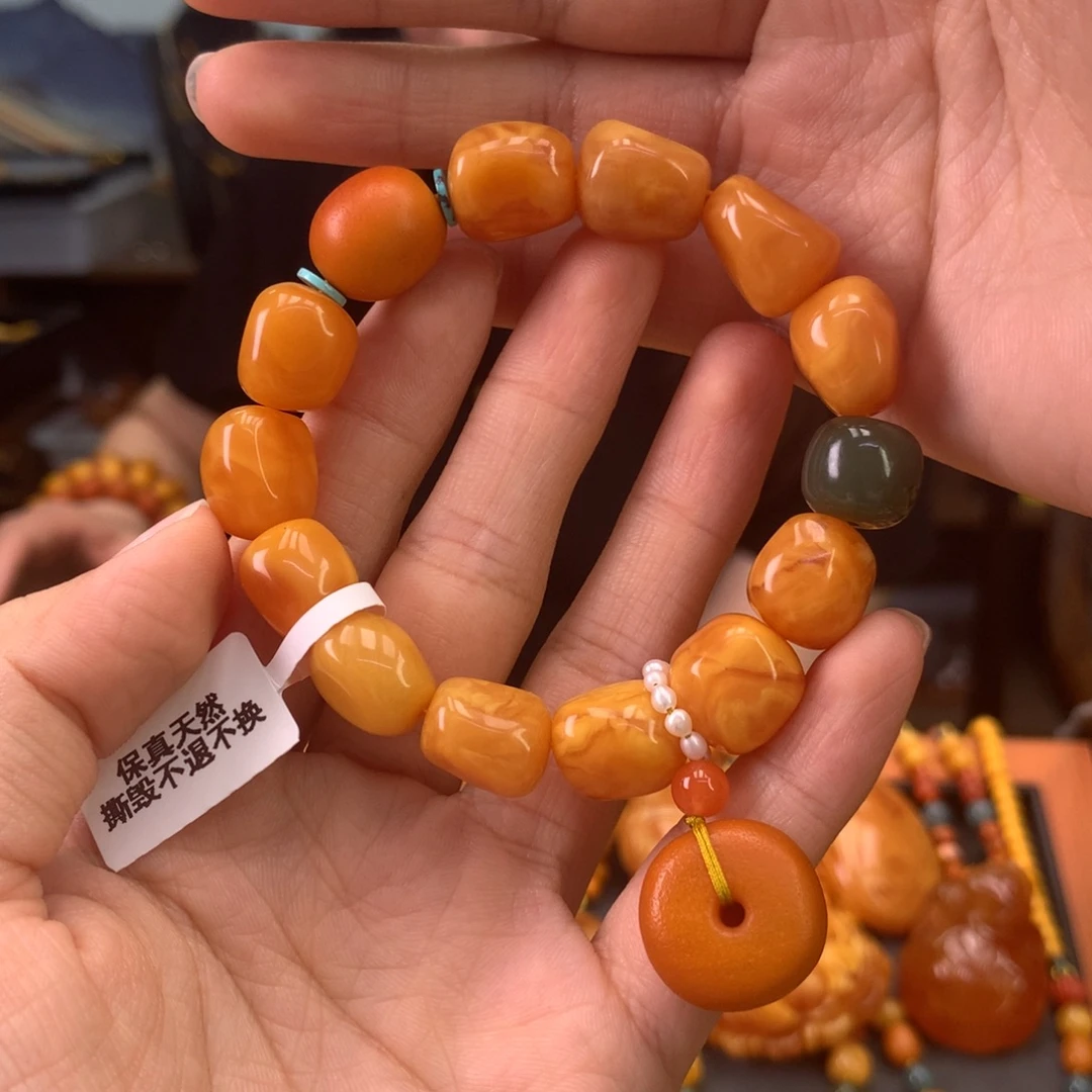 手串蜜蜡未镶嵌天然