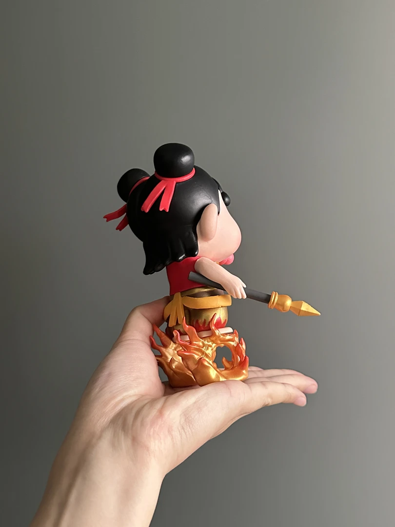 哪吒小新可组装拆卸家居网红手工陶瓷装饰摆件手办可爱创意工艺品