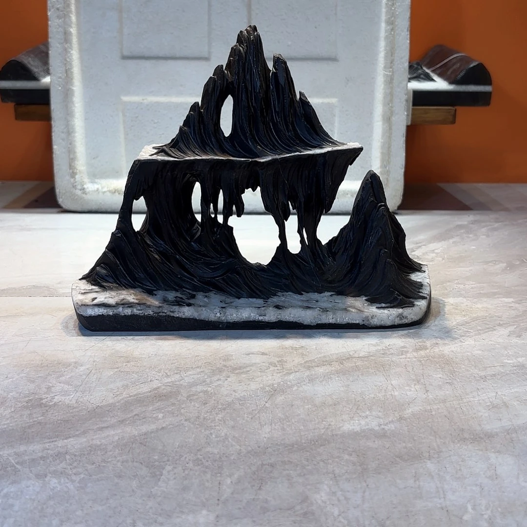 摆件海**空灵璧石奇石摆件