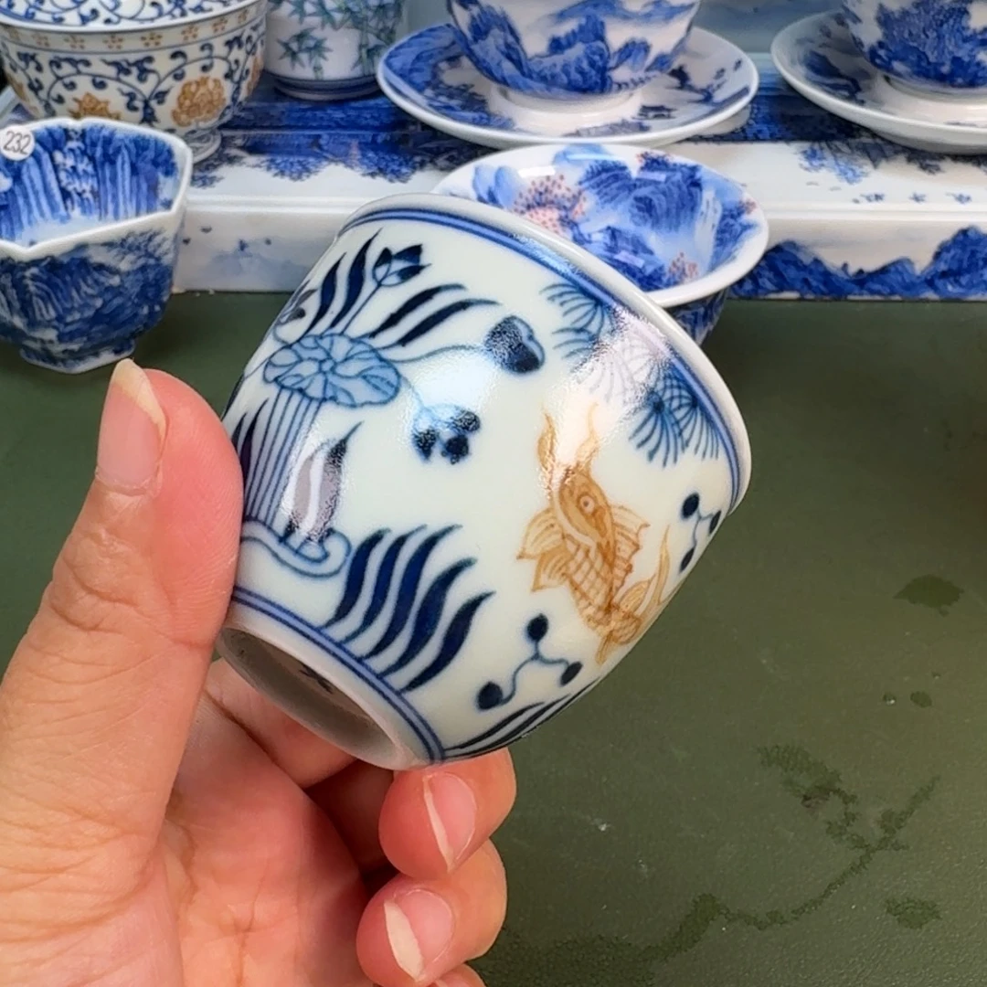 景德镇纯手绘茶具圆圆230
