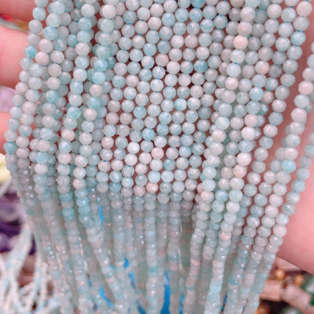 玛瑙/玉髓天然石未镶嵌天河石2条卡3.3