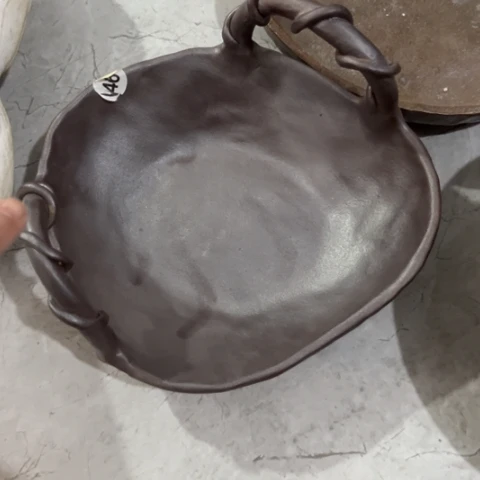 碗景德镇高温手工手捏咖啡杯壶承
