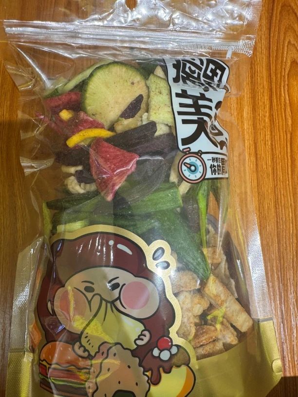 混合蔬菜脆350克