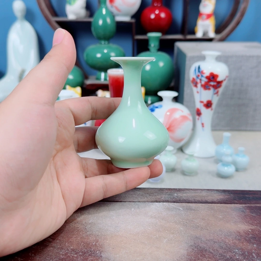 陶瓷手工小花器摆件