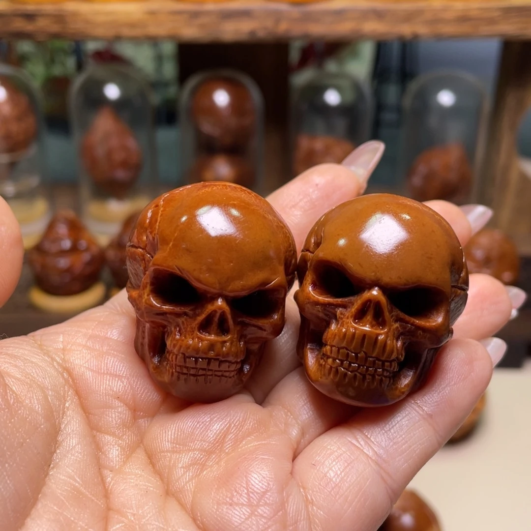 佛螺菩提吊坠悟*尘骷髅一对三点二尺