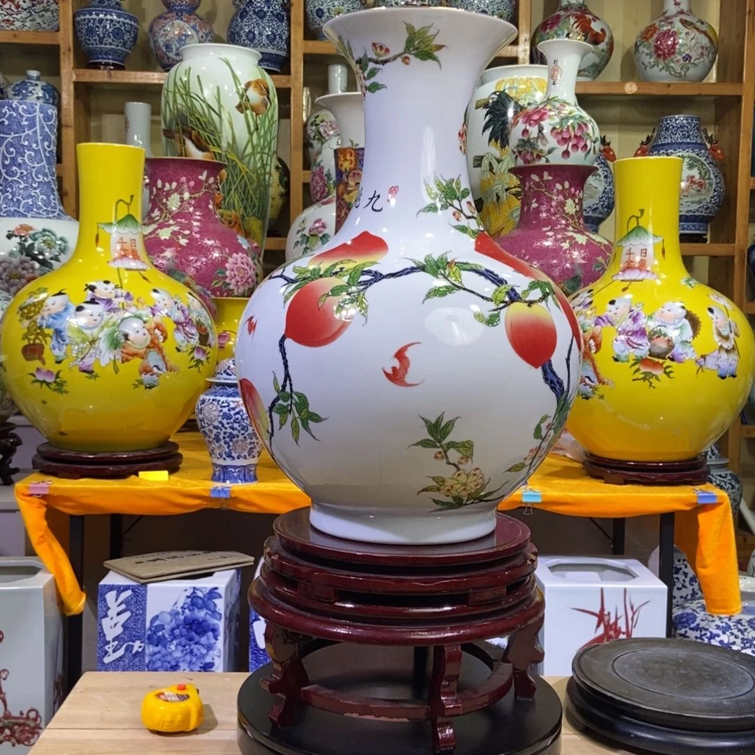 瓶景德镇陶瓷花瓶摆件