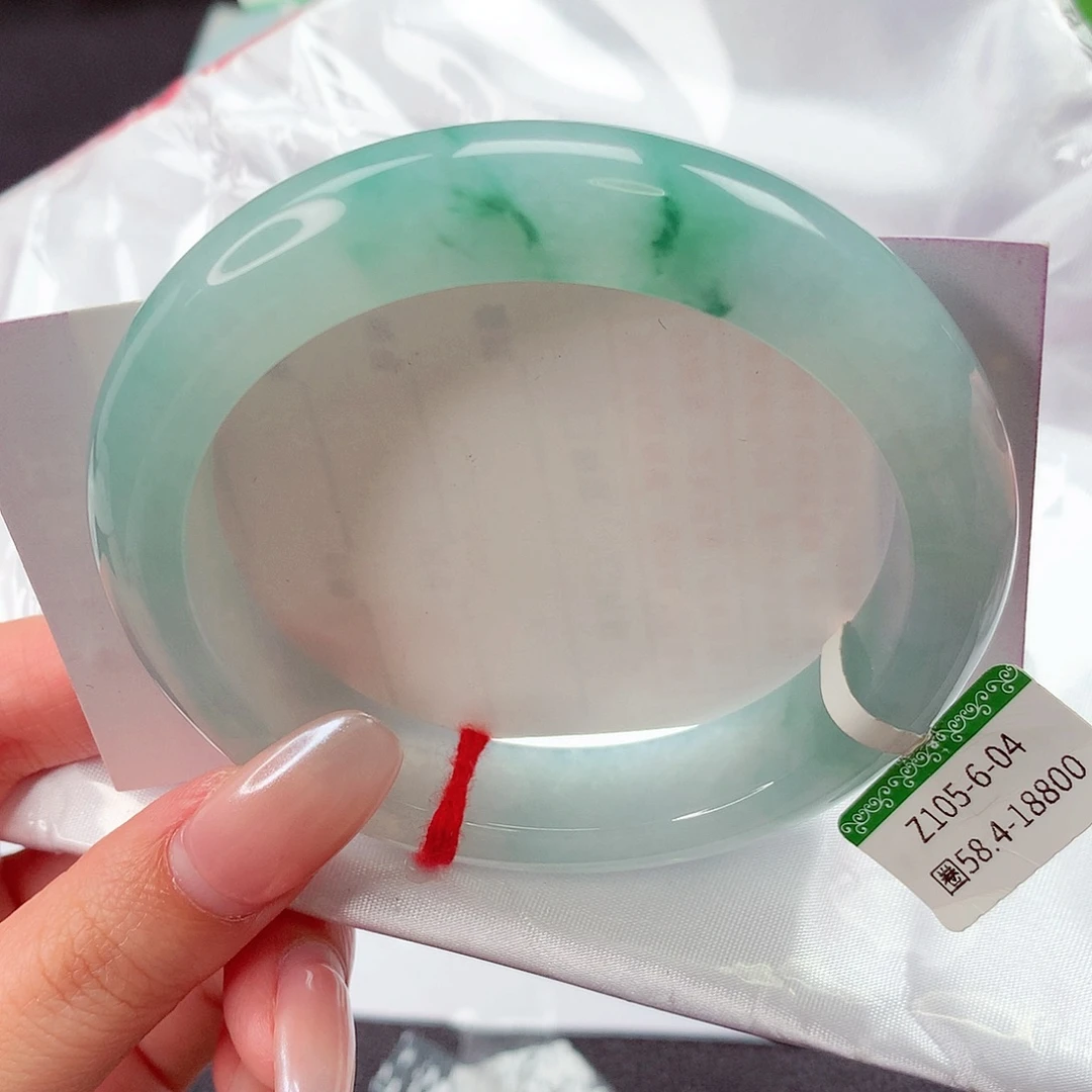 翡翠未镶嵌手镯缅甸天然a货翡翠手镯